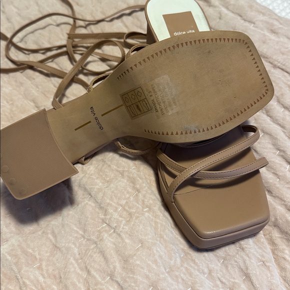 Dolce Vita Women's Brown Strappy Heels - Picture 2 of 3